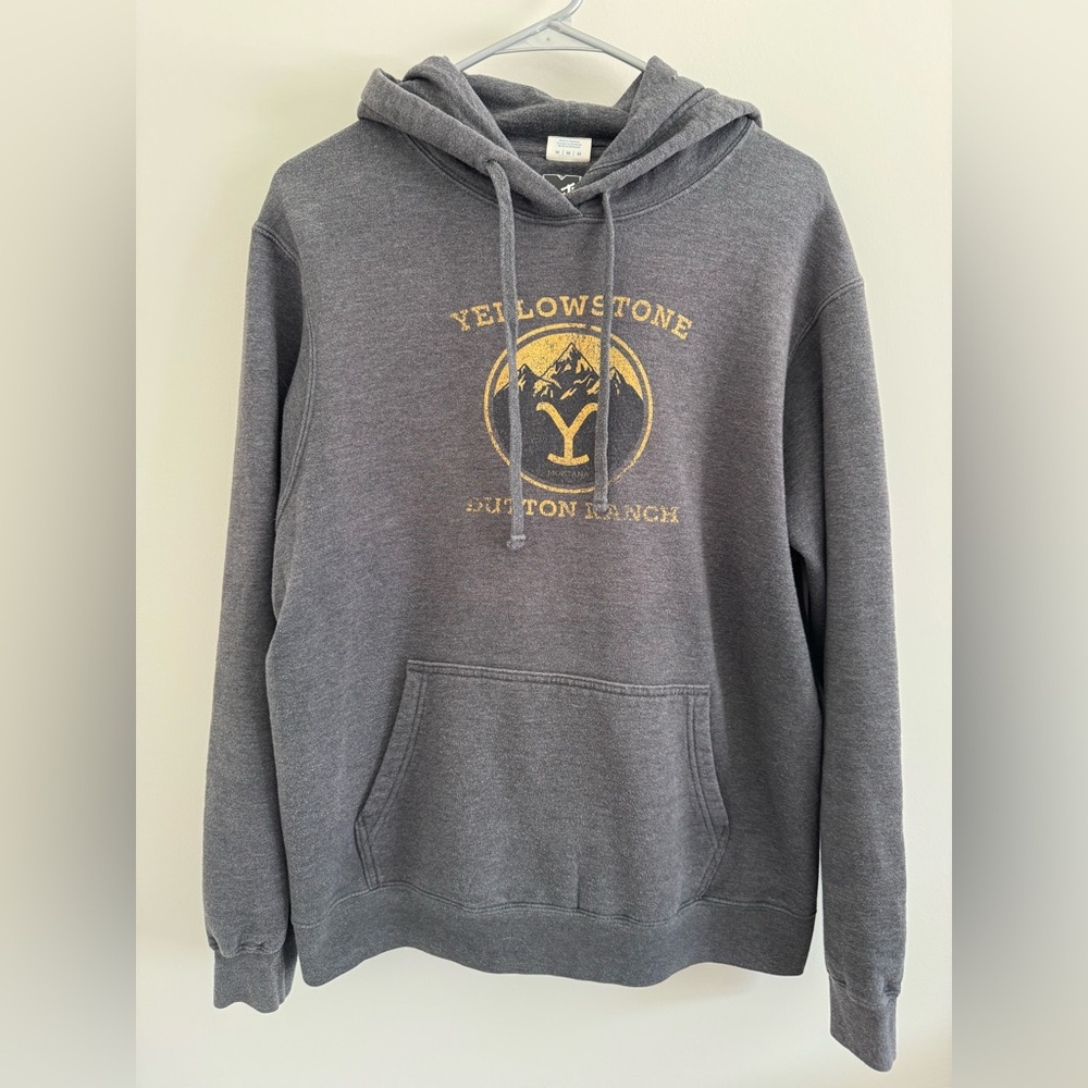 Yellowstone Dutton Ranch Gray Hoodie
